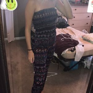 Jumpsuit off shoulder